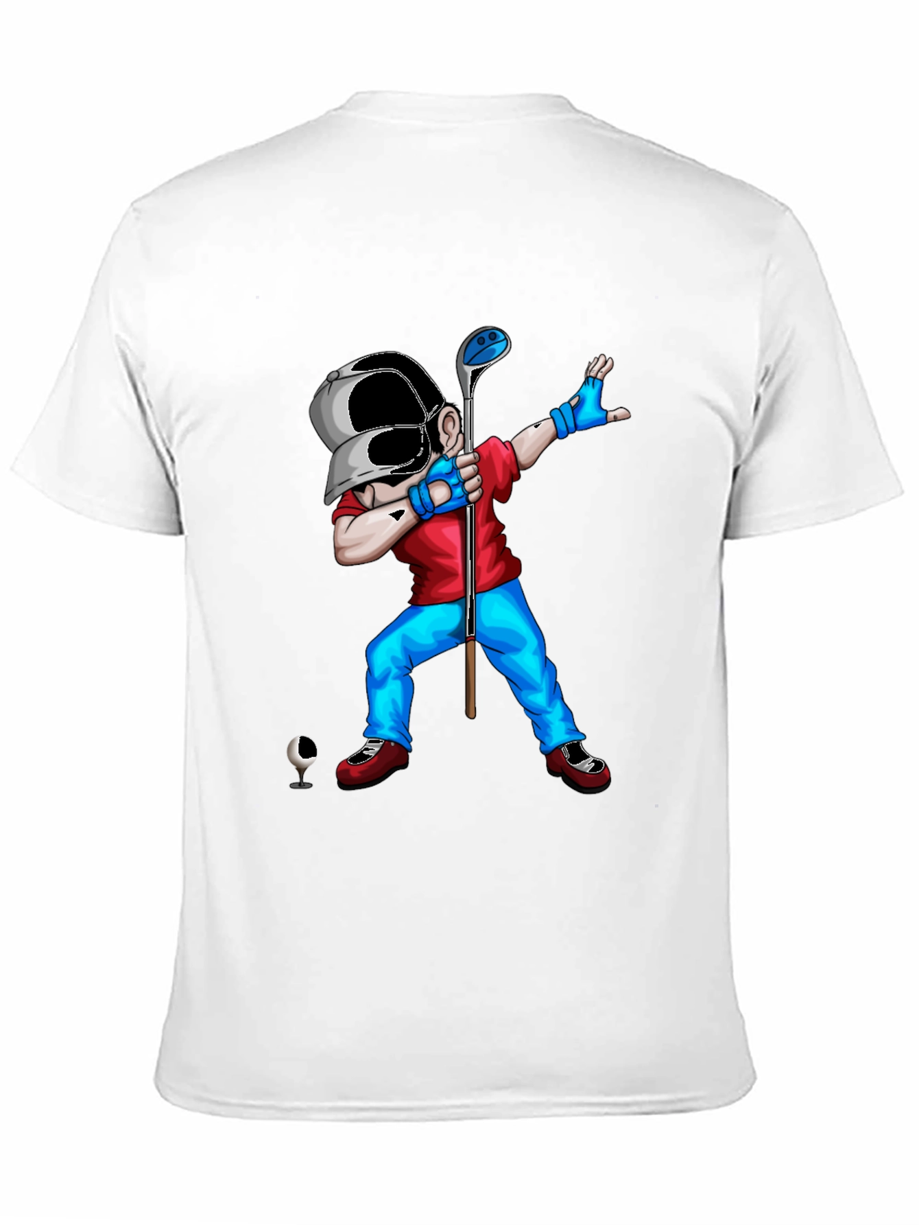 Dabbing Golfer Graphic Tee - Unique Style