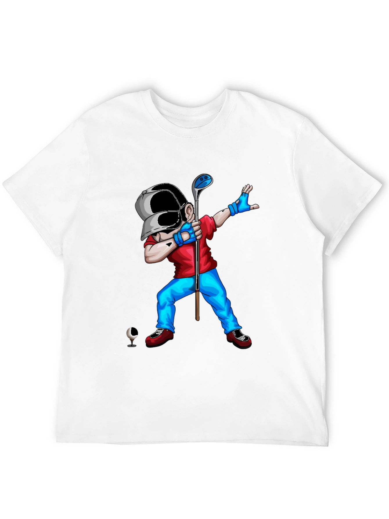 Dabbing Golfer Graphic Tee - Unique Style
