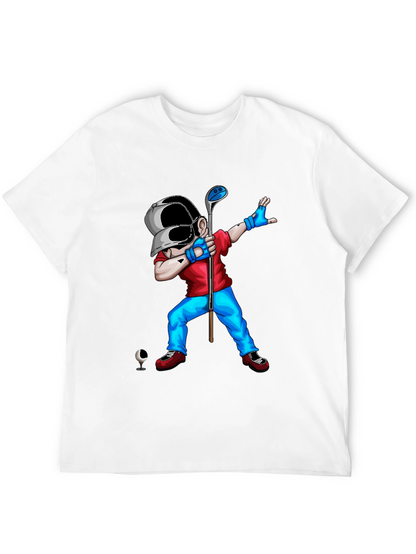 Dabbing Golfer Graphic Tee - Unique Style