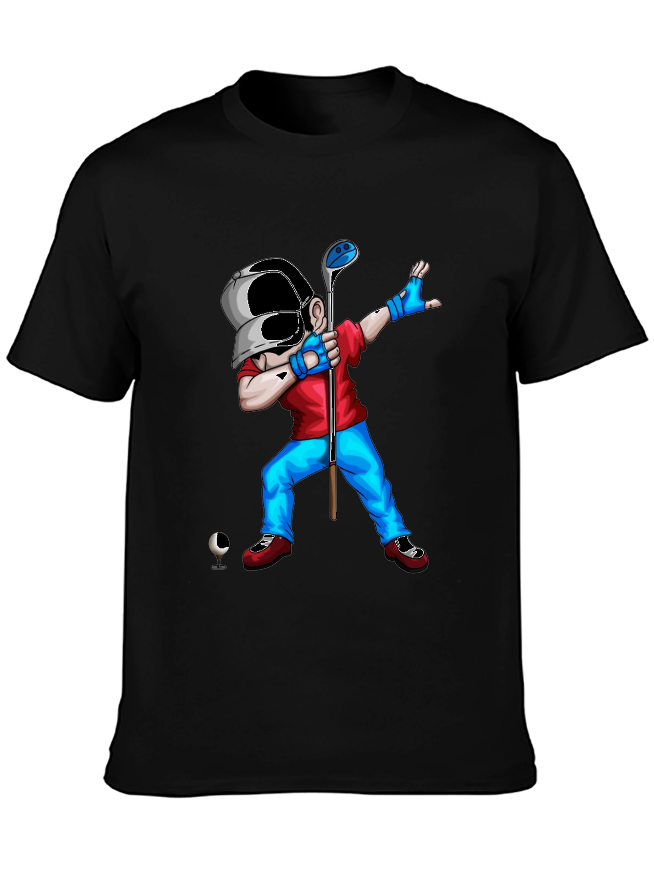 Dabbing Golfer Graphic Tee - Unique Style