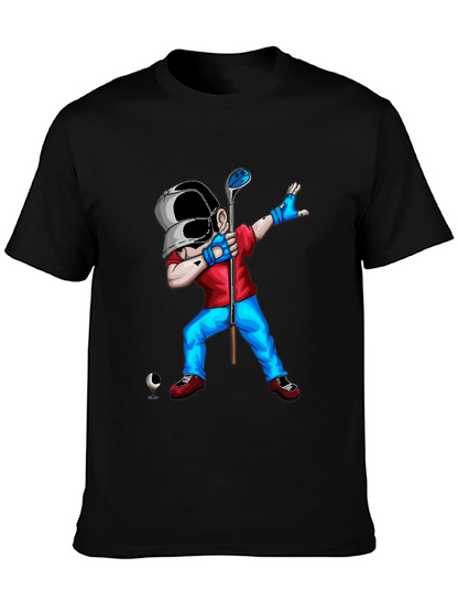 Dabbing Golfer Graphic Tee - Unique Style