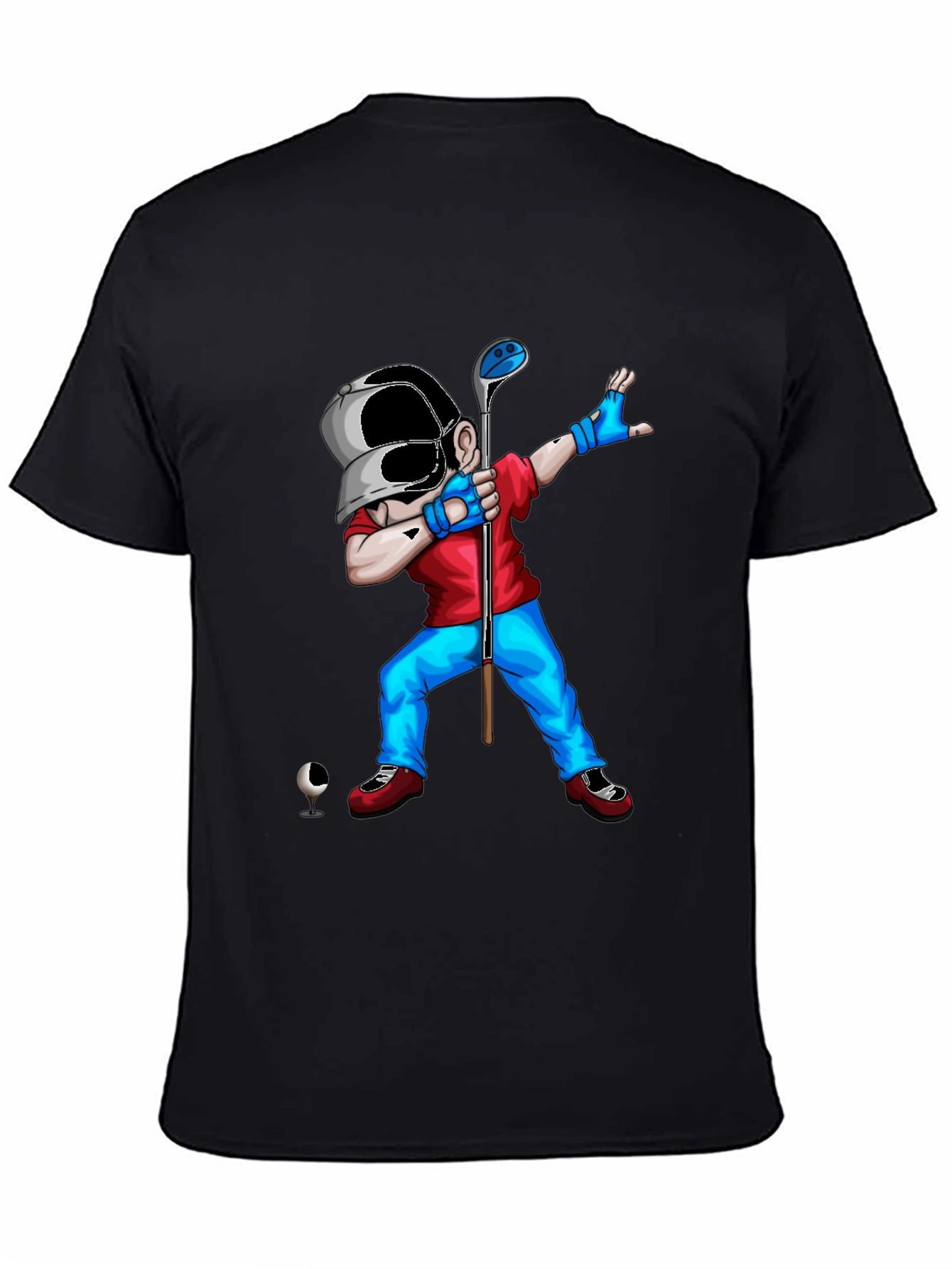 Dabbing Golfer Graphic Tee - Unique Style