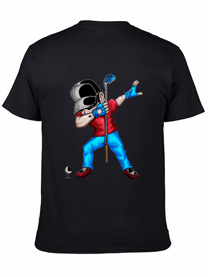 Dabbing Golfer Graphic Tee - Unique Style