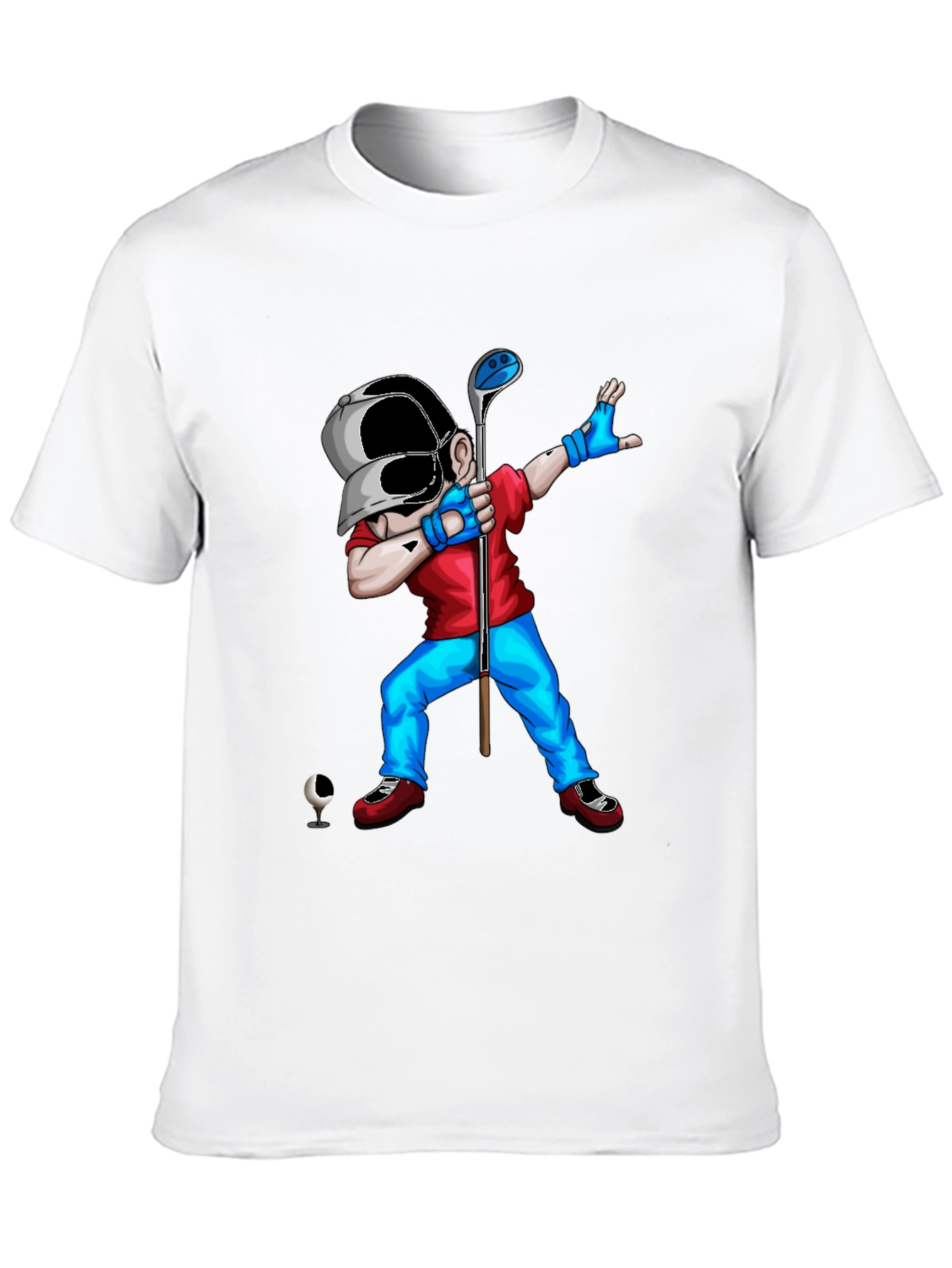 Dabbing Golfer Graphic Tee - Unique Style
