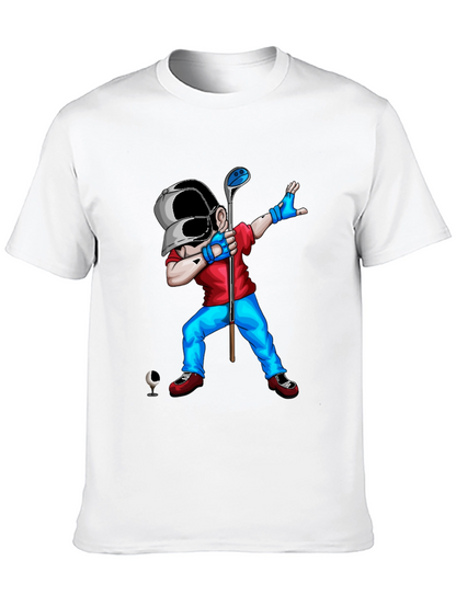 Dabbing Golfer Graphic Tee - Unique Style