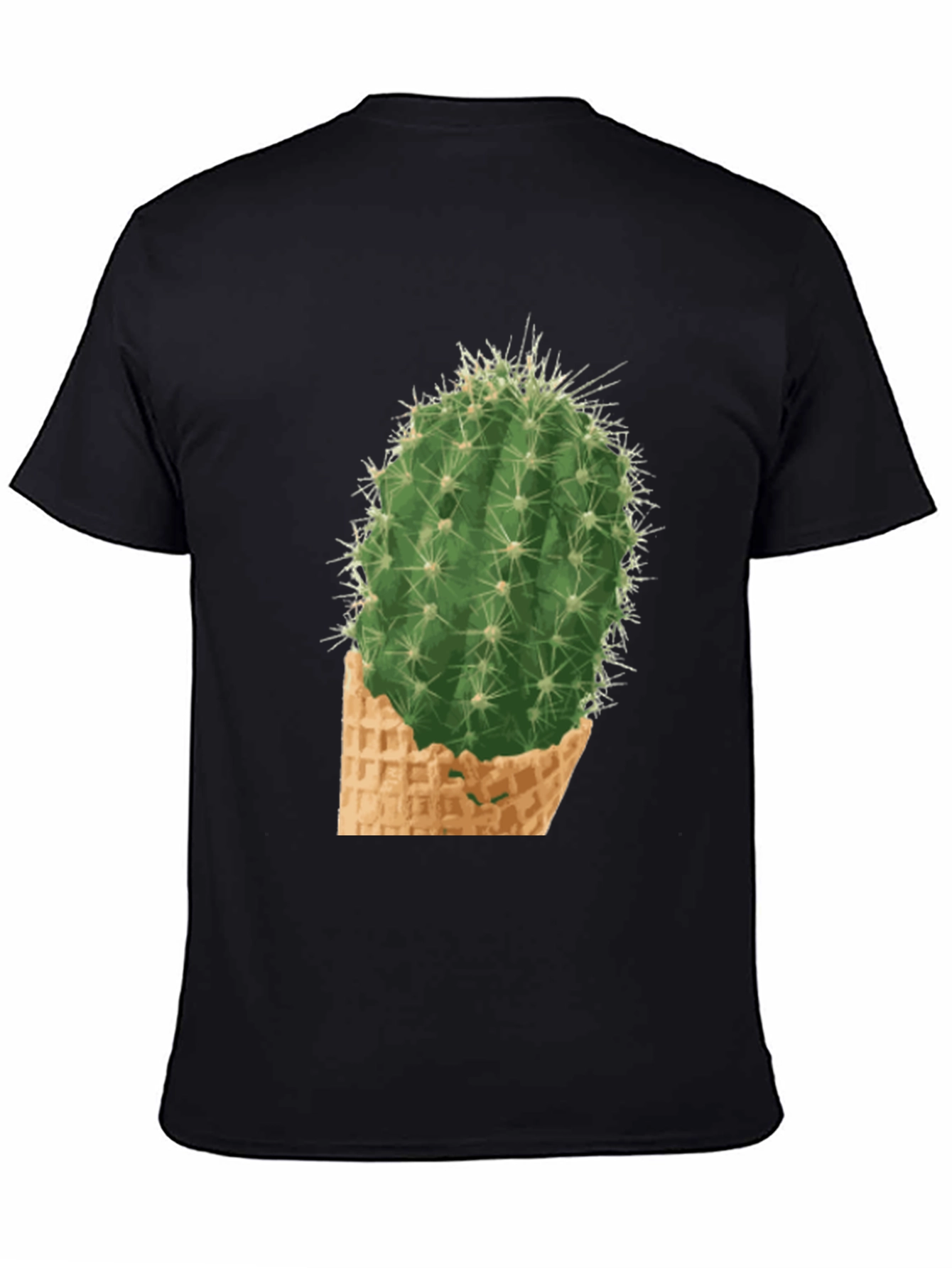 Cactus Cone Tee - Prickly Funny Graphic T-Shirt