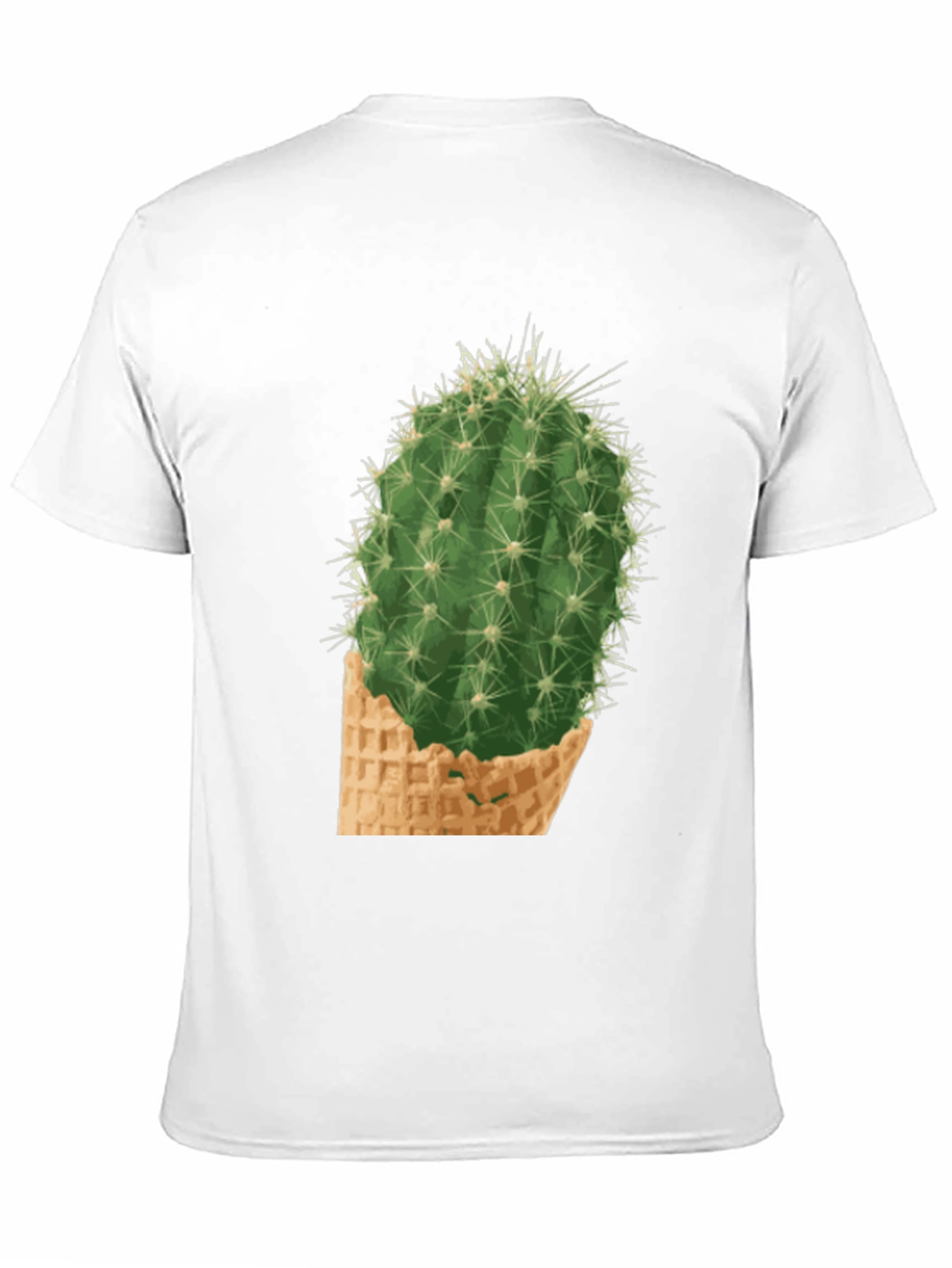 Cactus Cone Tee - Prickly Funny Graphic T-Shirt