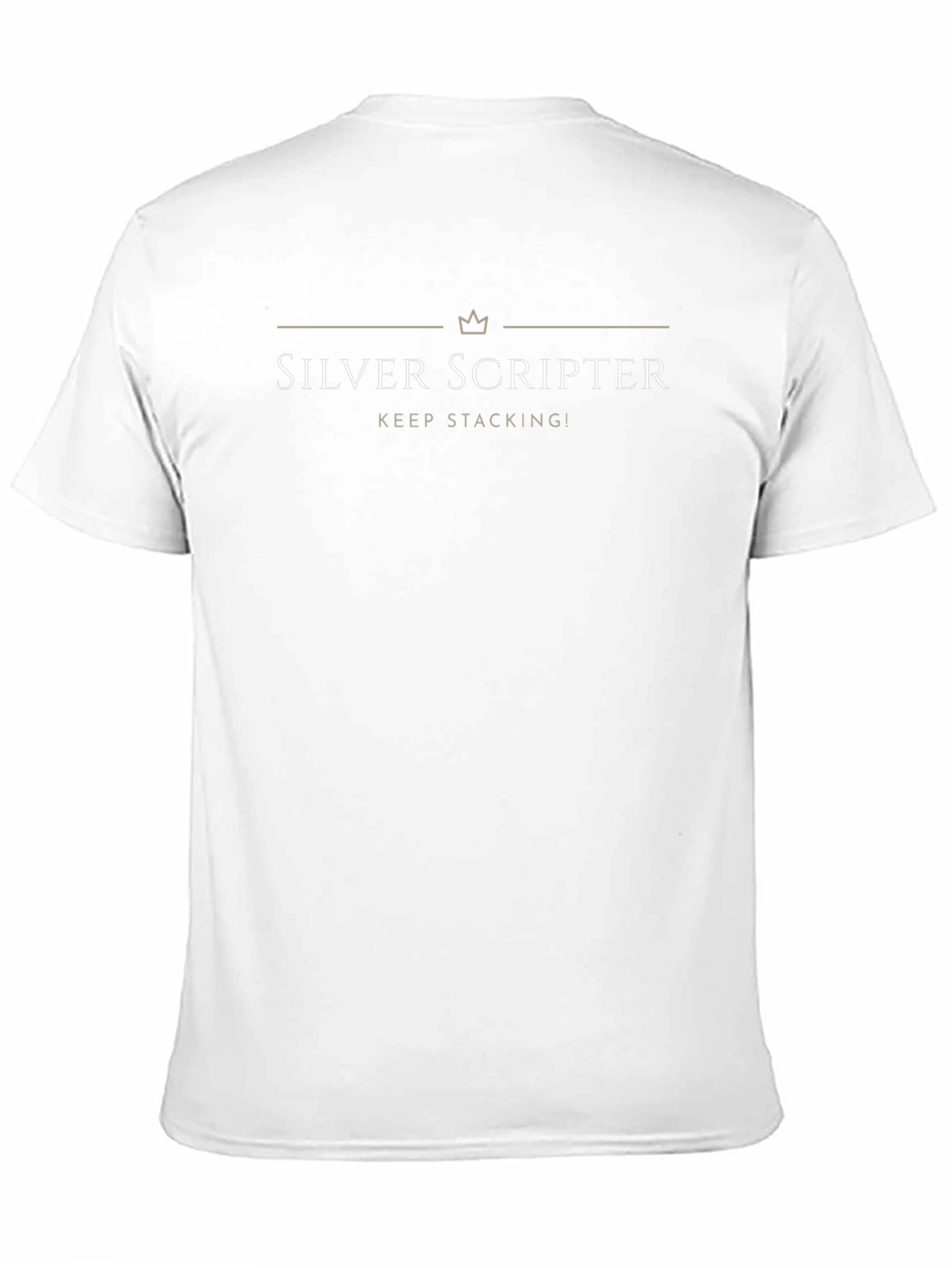 Silver Scripter Graphic T-Shirt - Keep Stacking!