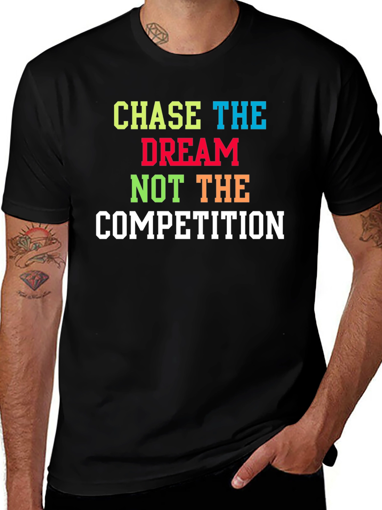 Chase The Dream T-Shirt - Motivational Graphic Tee