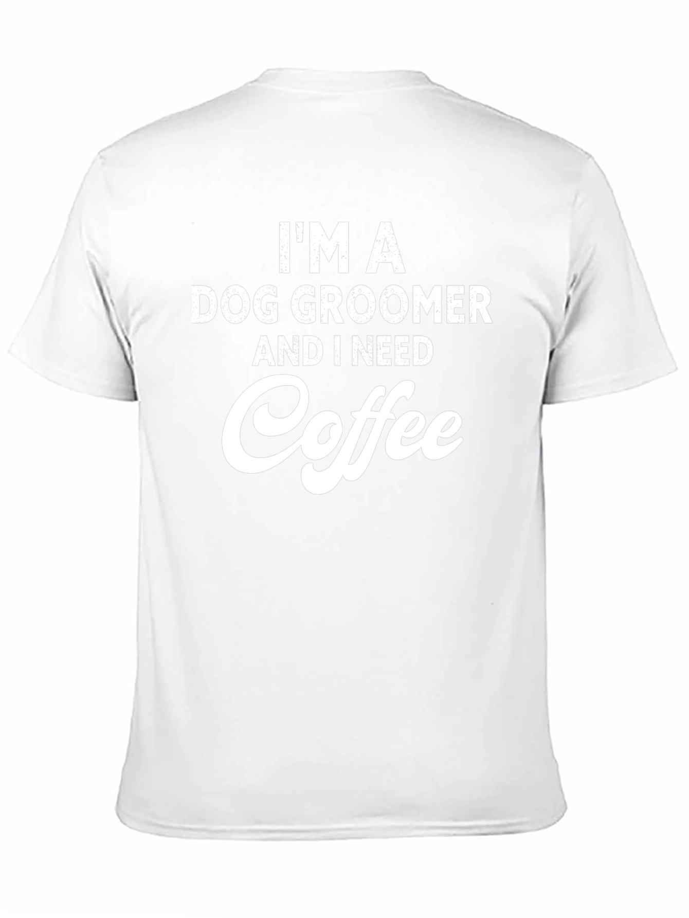 Dog Groomer Coffee T-Shirt - Black