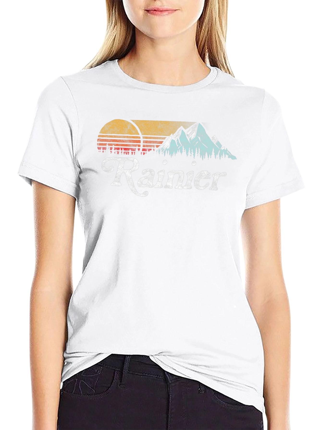 Retro Rainier Graphic T-Shirt