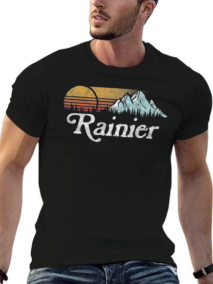 Retro Rainier Graphic T-Shirt