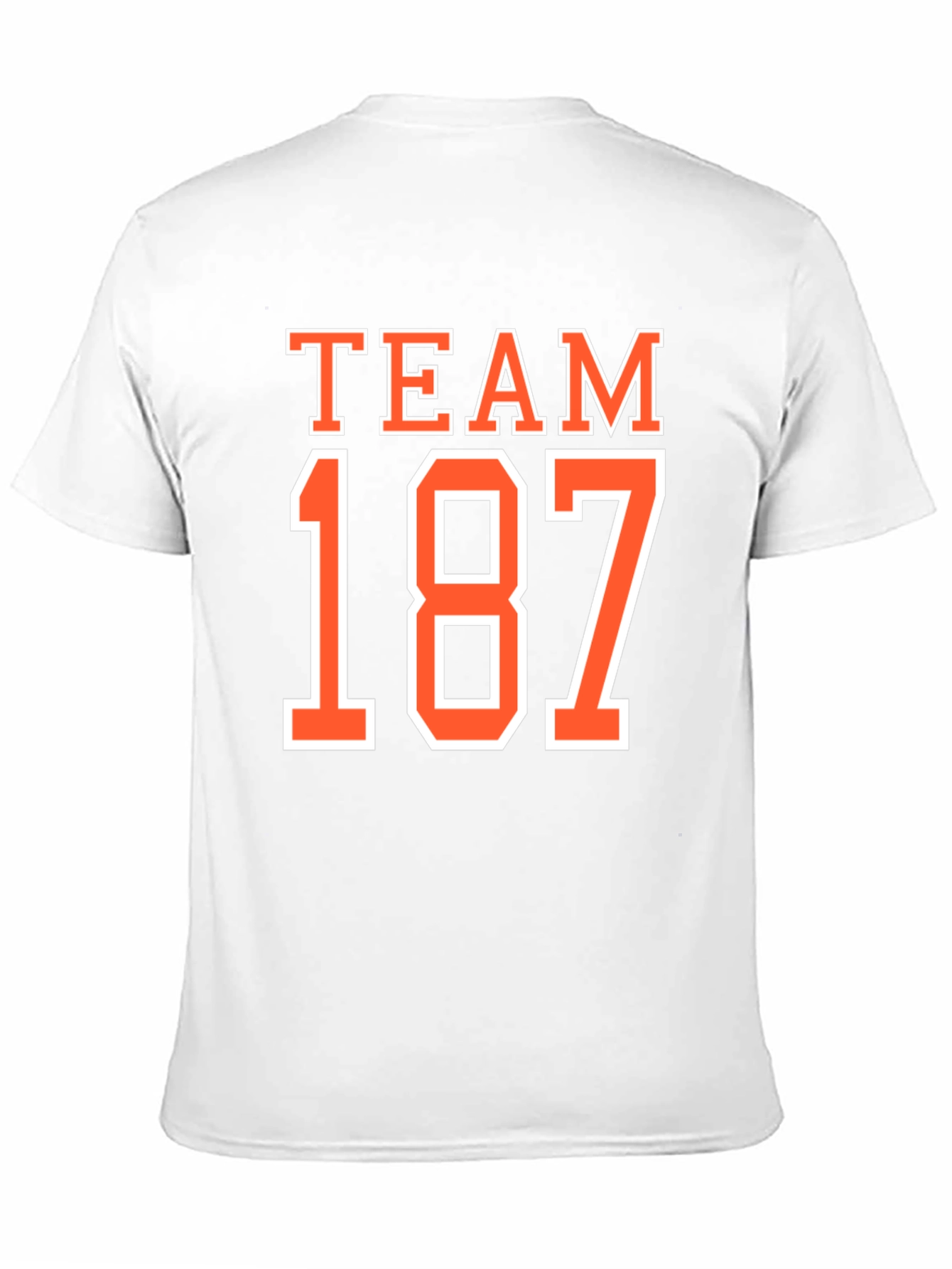 Team 187 Graphic Tee - Black Cotton T-Shirt