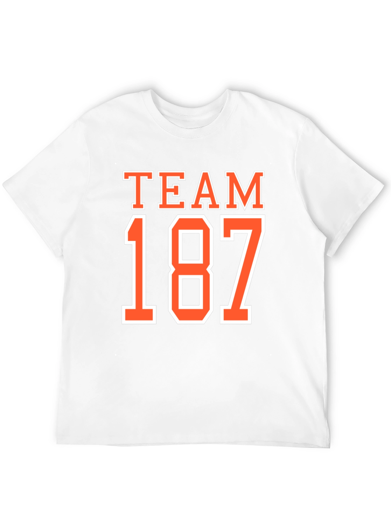 Team 187 Graphic Tee - Black Cotton T-Shirt