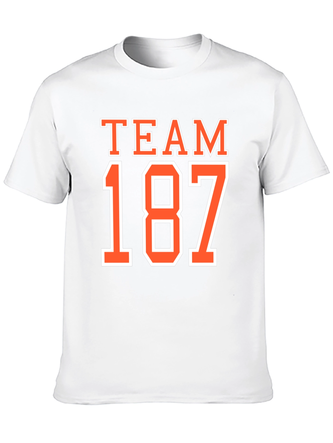 Team 187 Graphic Tee - Black Cotton T-Shirt