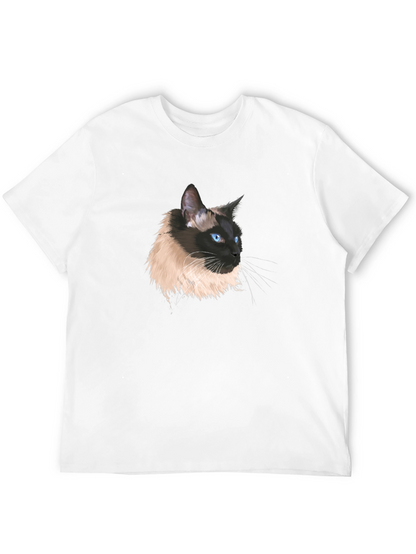 Siamese Cat Portrait T-Shirt
