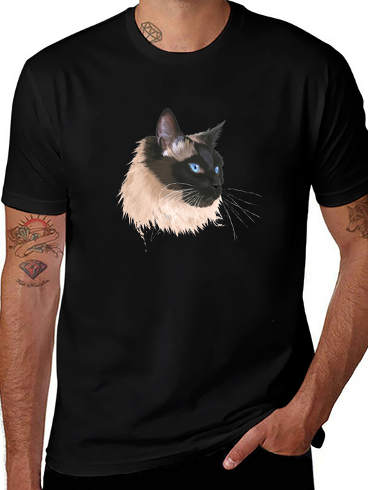 Siamese Cat Portrait T-Shirt