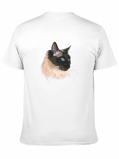 Siamese Cat Portrait T-Shirt