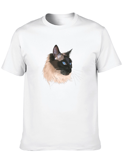 Siamese Cat Portrait T-Shirt