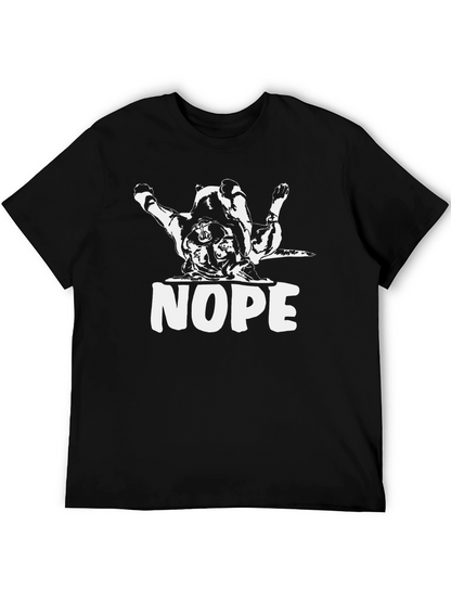 Nope Dog T-Shirt - Funny Graphic Tee