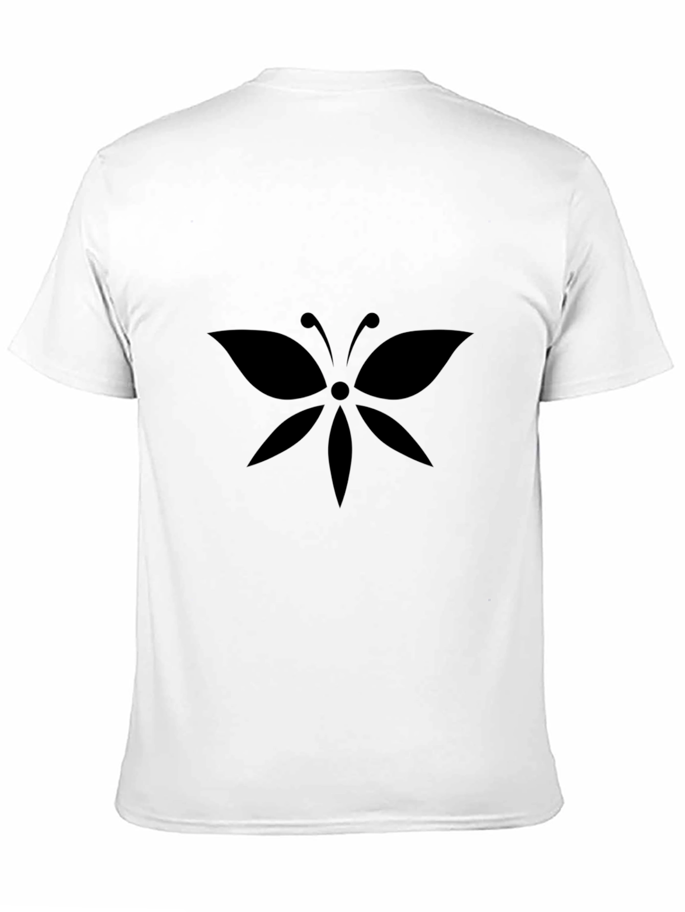 Butterfly Graphic Black T-Shirt