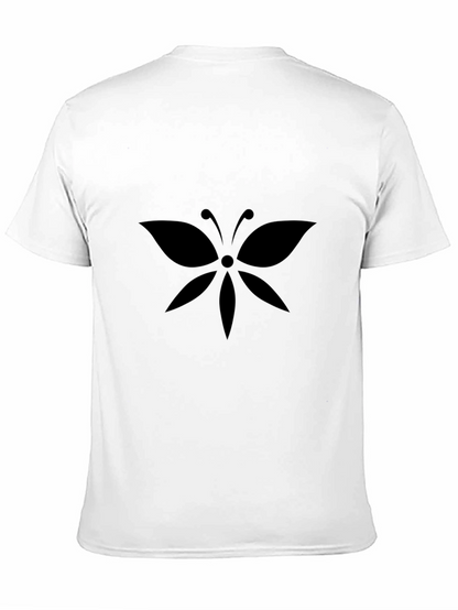 Butterfly Graphic Black T-Shirt