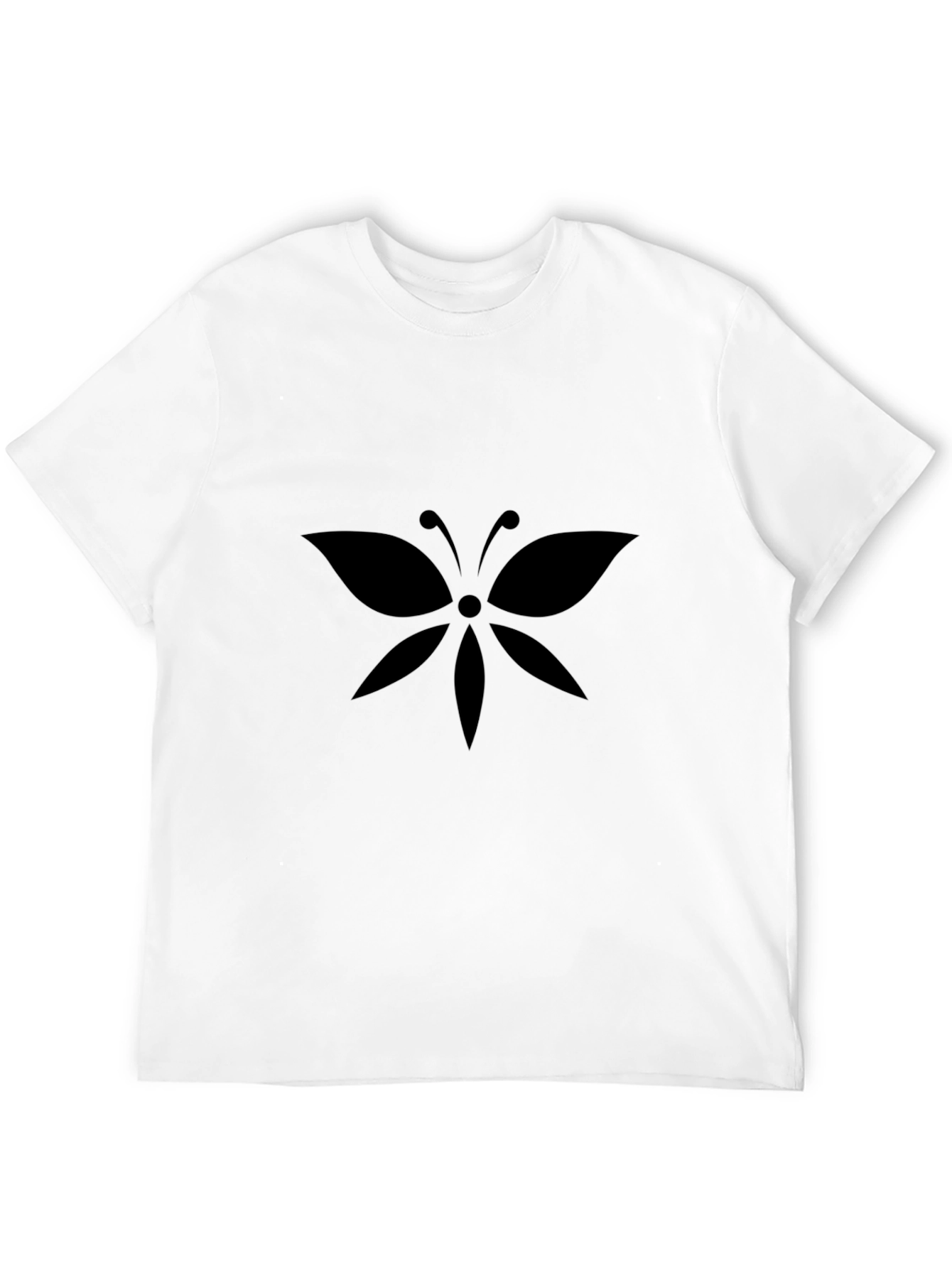 Butterfly Graphic Black T-Shirt