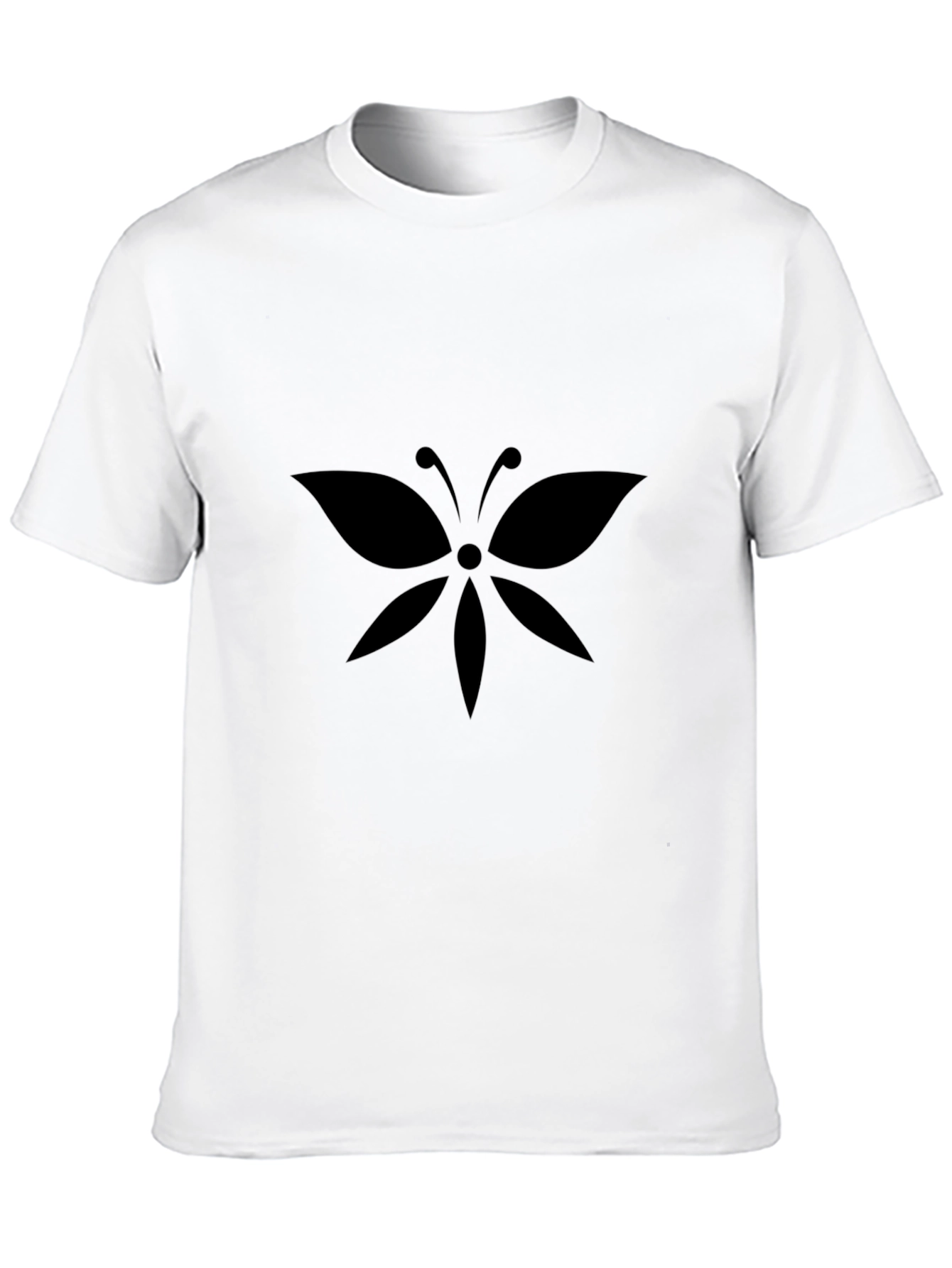 Butterfly Graphic Black T-Shirt