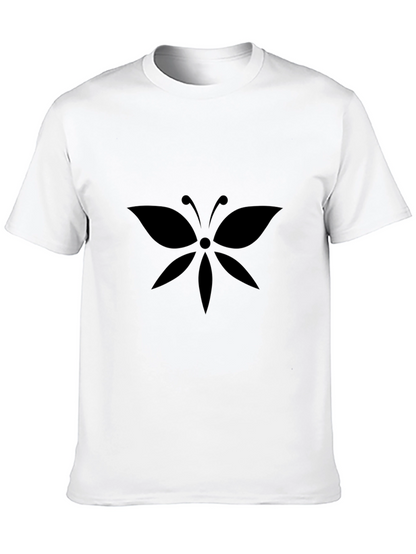 Butterfly Graphic Black T-Shirt