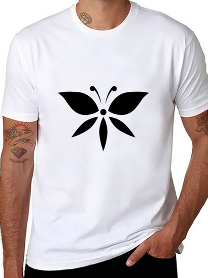 Butterfly Graphic Black T-Shirt
