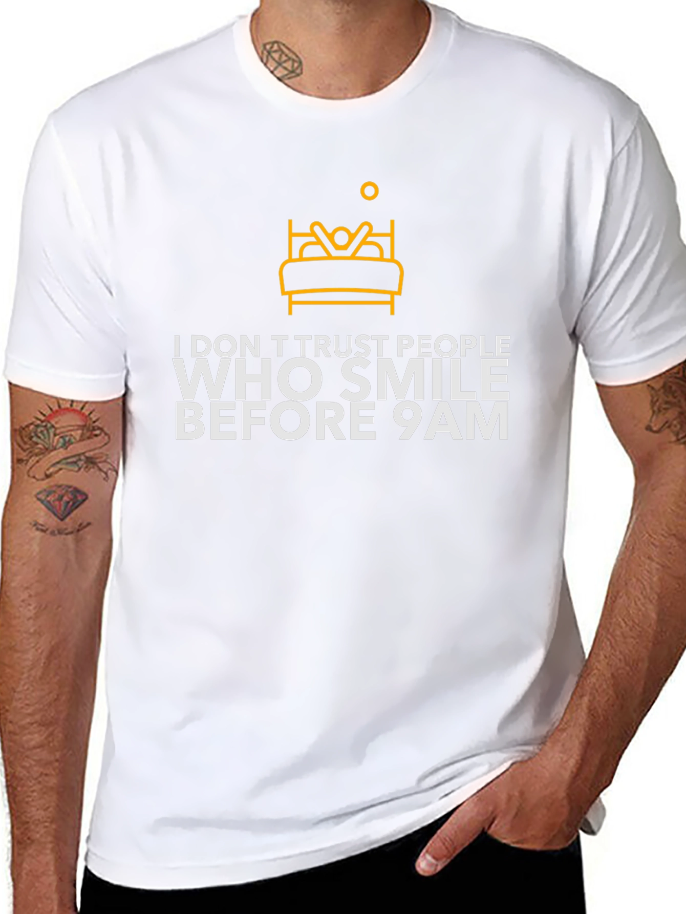 Funny I Dont Trust People Graphic Tee
