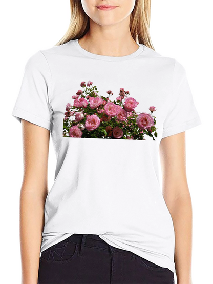 Floral Print Crew Neck T-Shirt