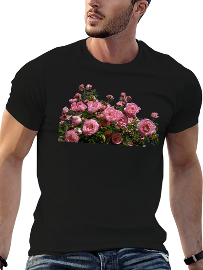 Floral Print Crew Neck T-Shirt