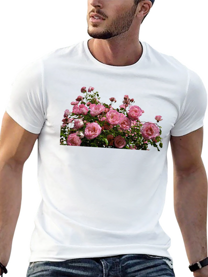 Floral Print Crew Neck T-Shirt
