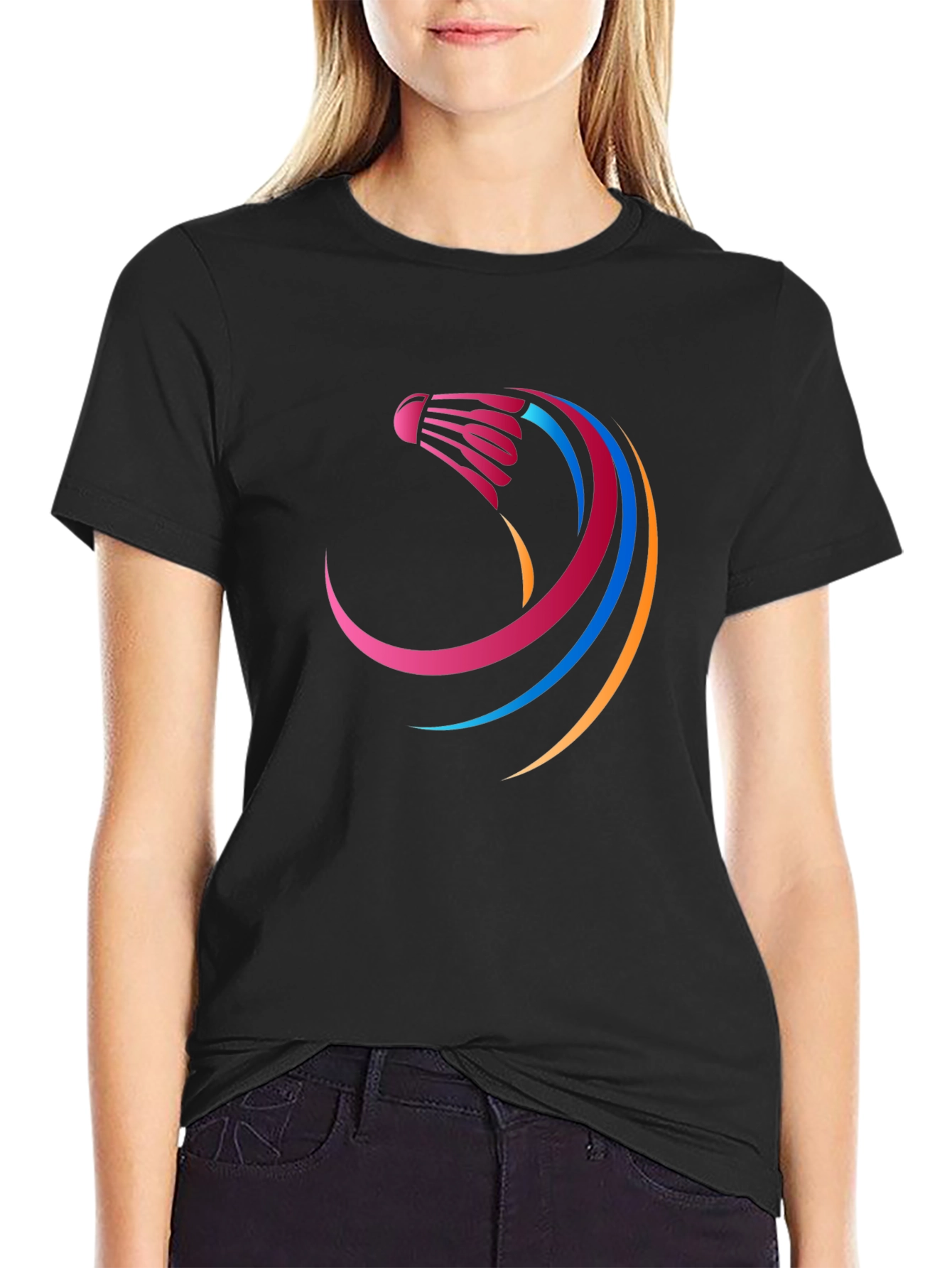 Badminton Shuttlecock Graphic Tee