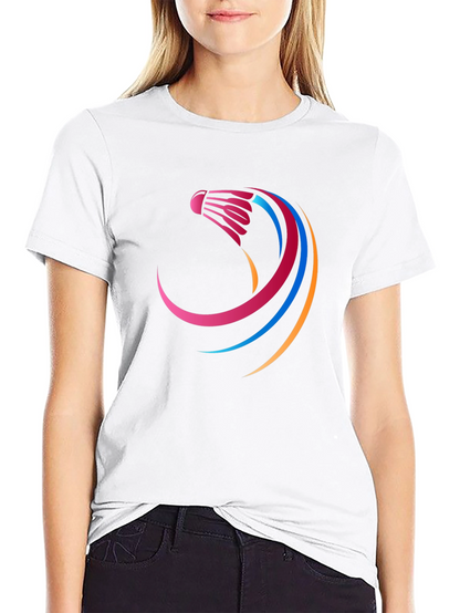 Badminton Shuttlecock Graphic Tee