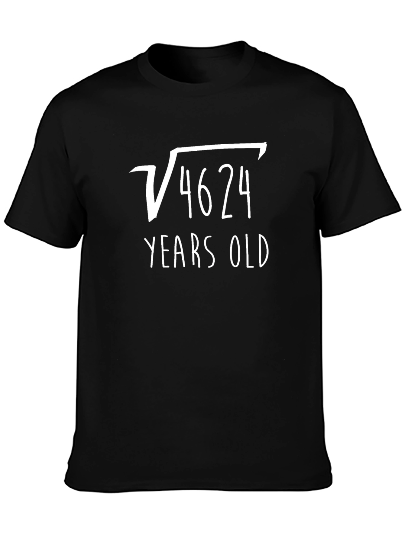 Square Root of 4624 Years Old Funny T-Shirt