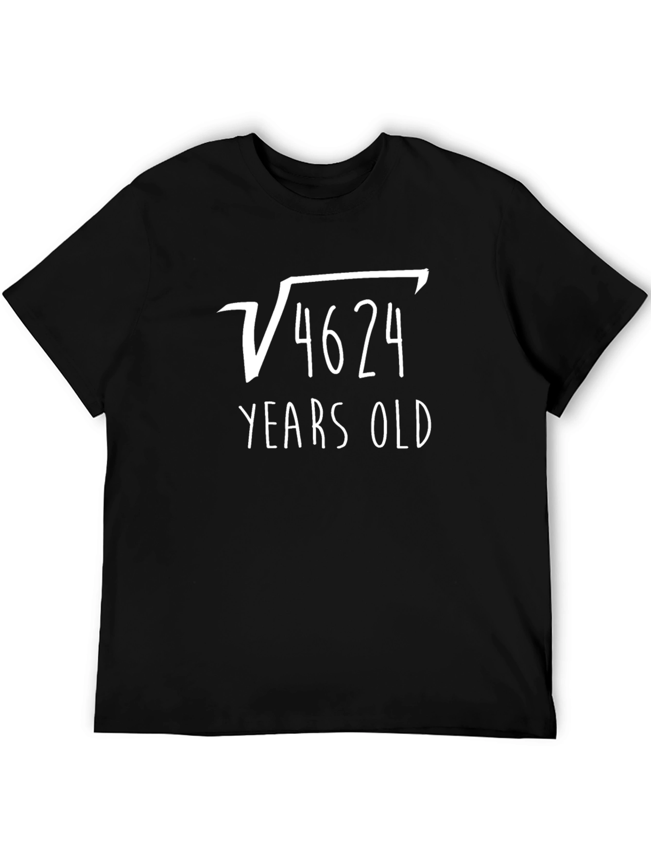 Square Root of 4624 Years Old Funny T-Shirt