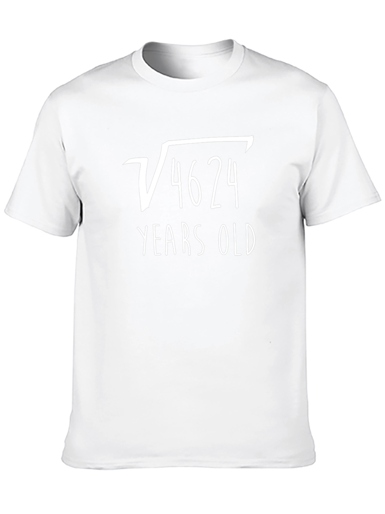 Square Root of 4624 Years Old Funny T-Shirt