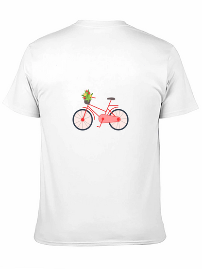 Stylish Bicycle Graphic Tee - Classic Comfort