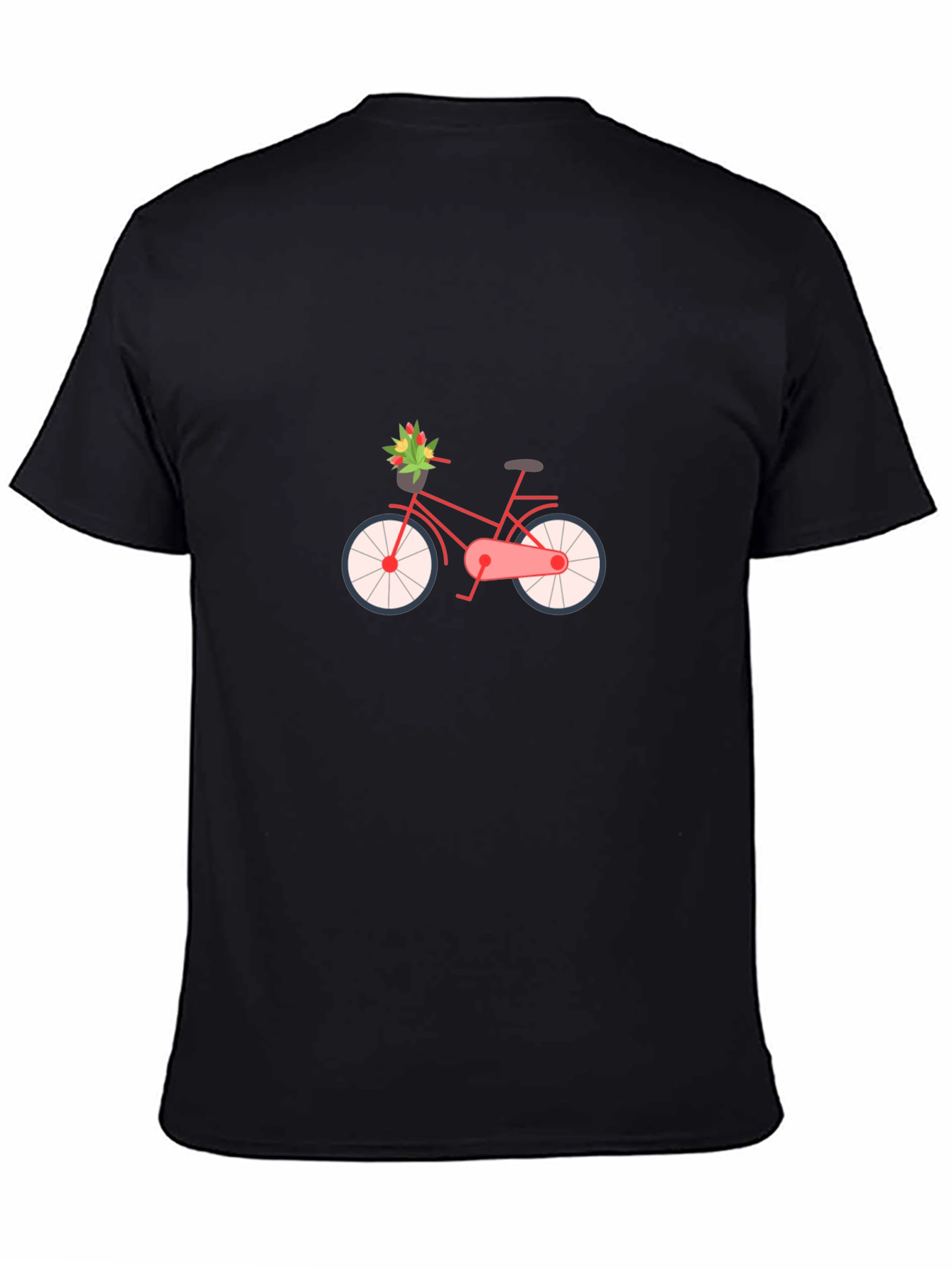 Stylish Bicycle Graphic Tee - Classic Comfort