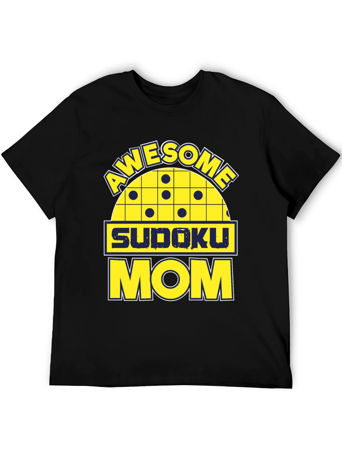 Awesome Sudoku Mom Graphic Tee Shirt