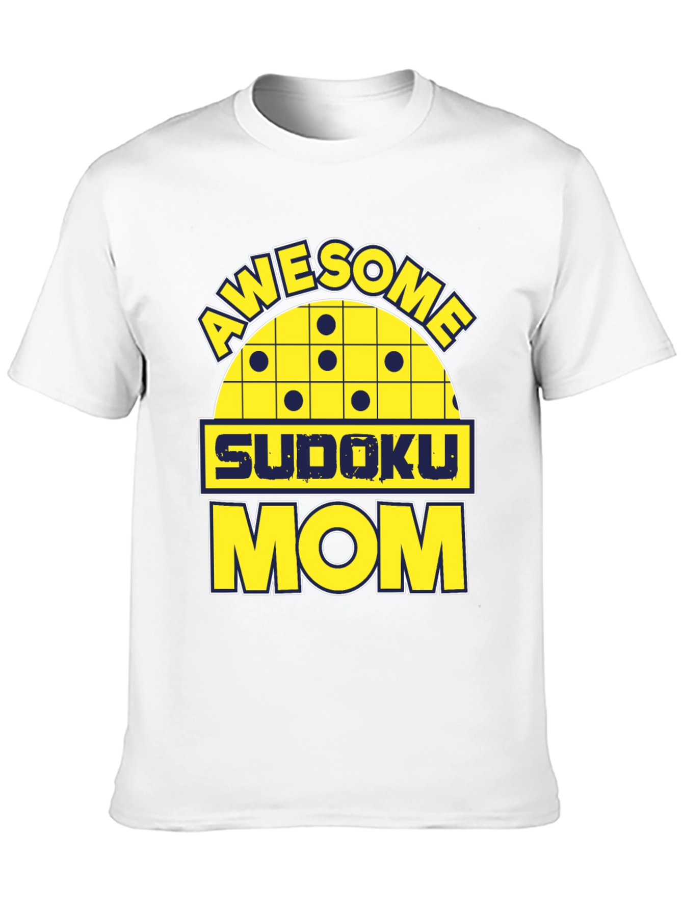 Awesome Sudoku Mom Graphic Tee Shirt