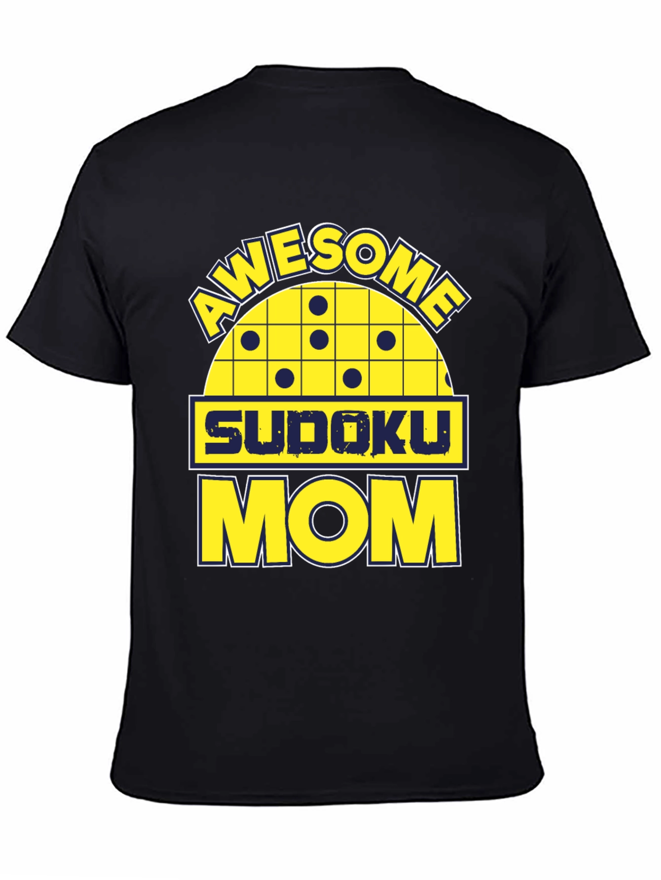 Awesome Sudoku Mom Graphic Tee Shirt