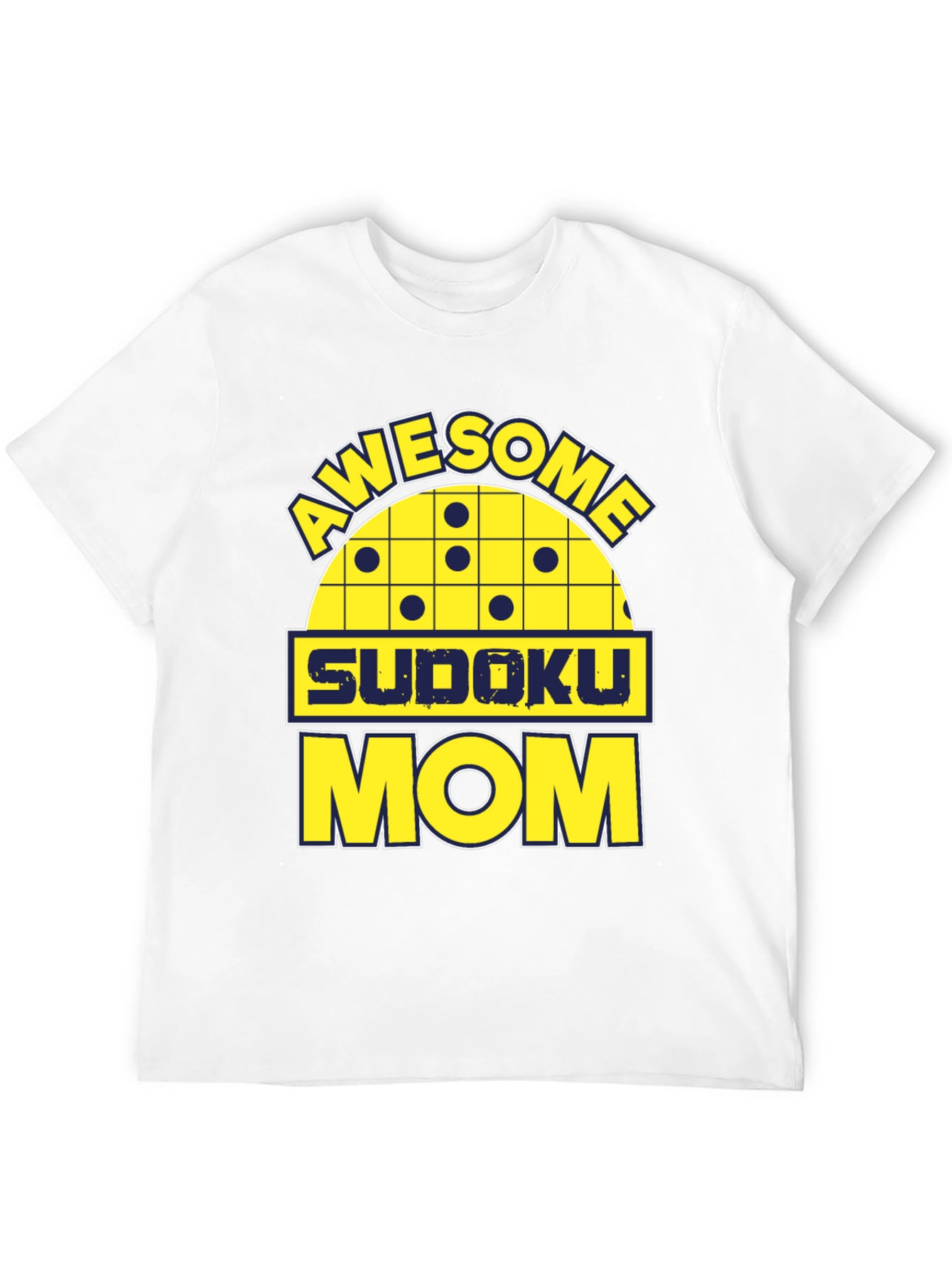 Awesome Sudoku Mom Graphic Tee Shirt