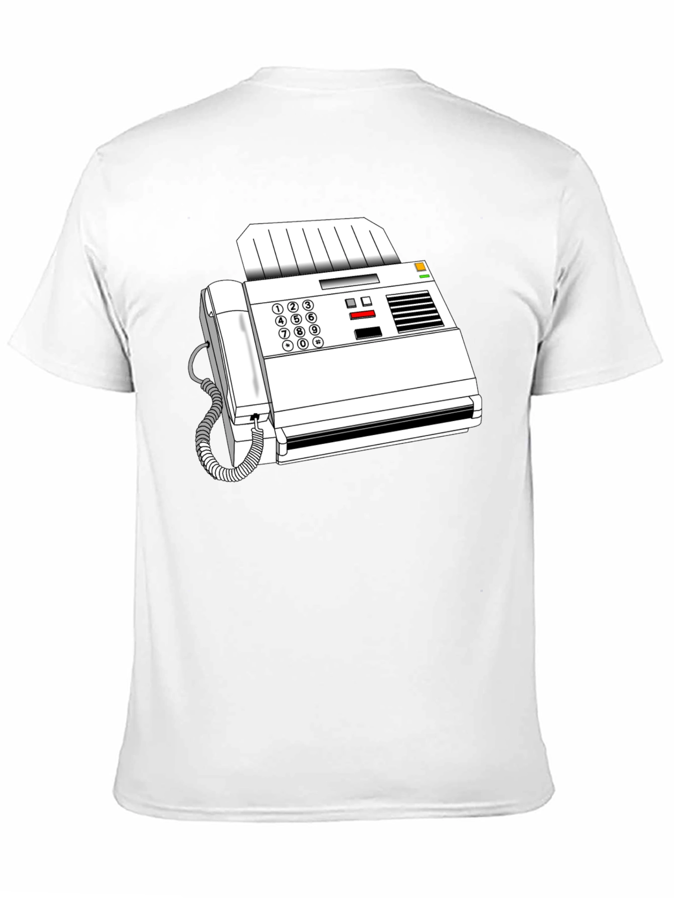 Retro Fax Machine Graphic Tee