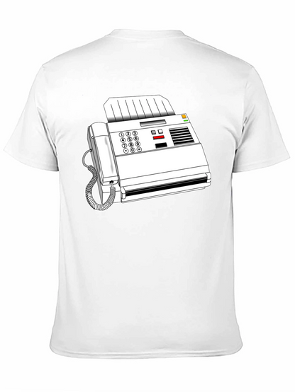 Retro Fax Machine Graphic Tee