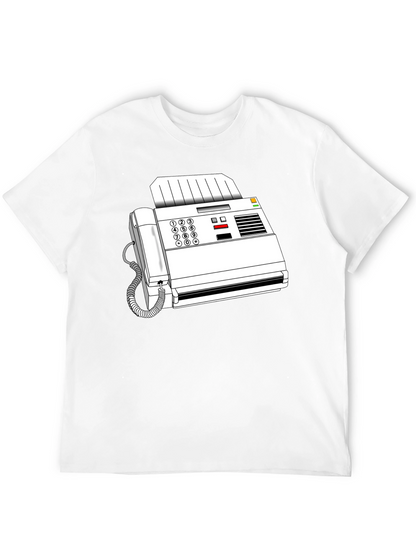 Retro Fax Machine Graphic Tee