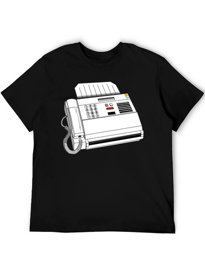 Retro Fax Machine Graphic Tee