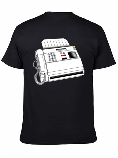 Retro Fax Machine Graphic Tee